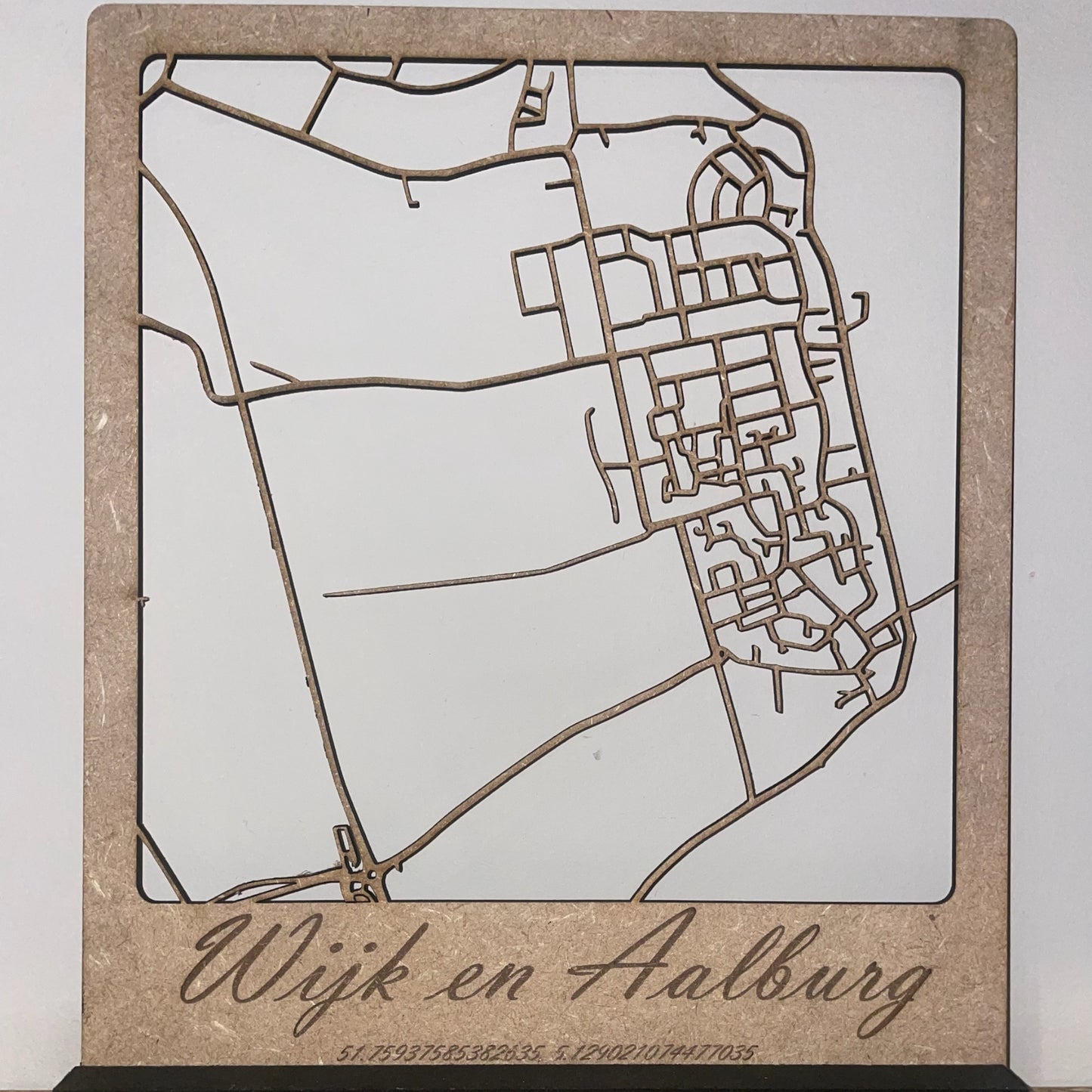 Stadskaart Wijk en Aalburg