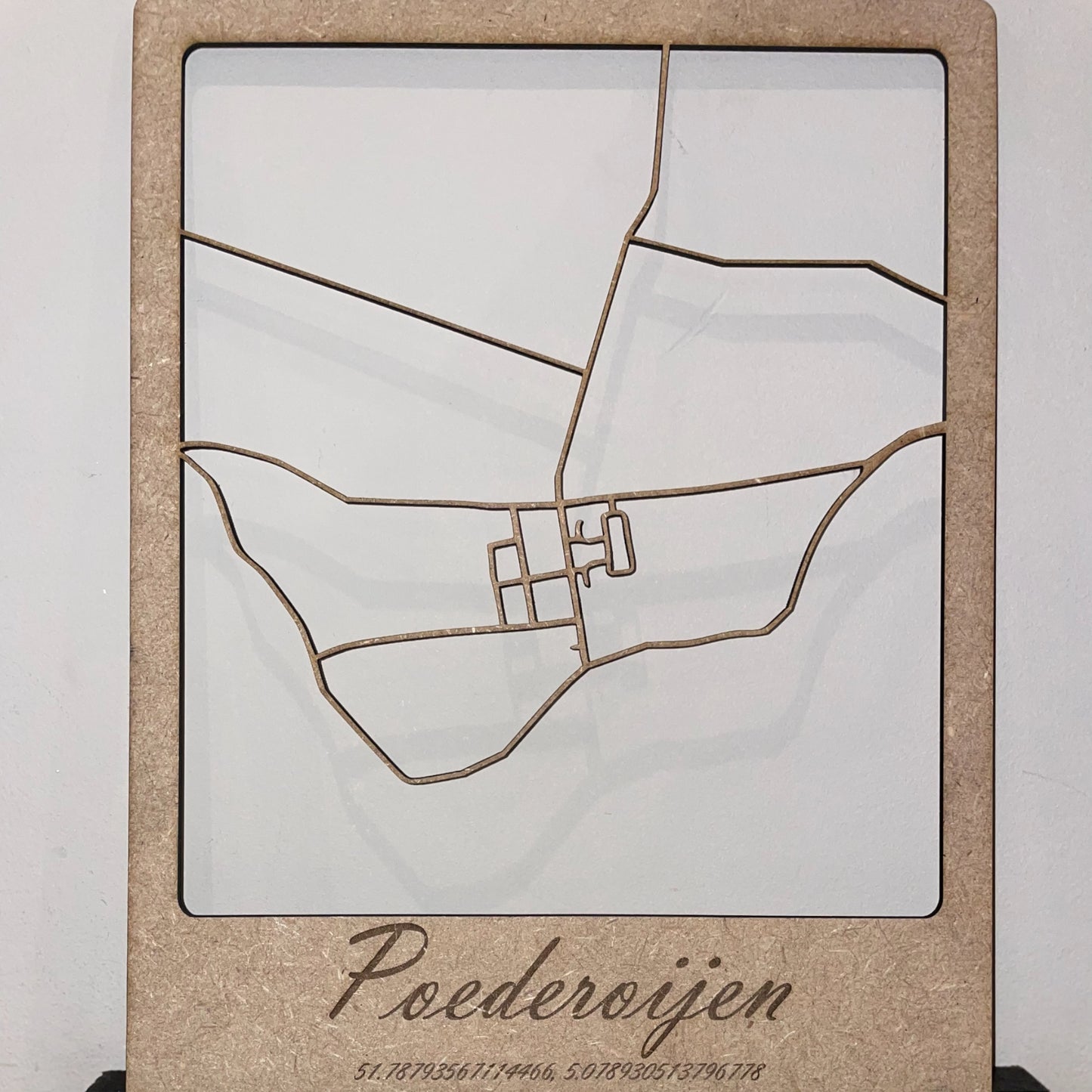 Stadskaart Poederoijen