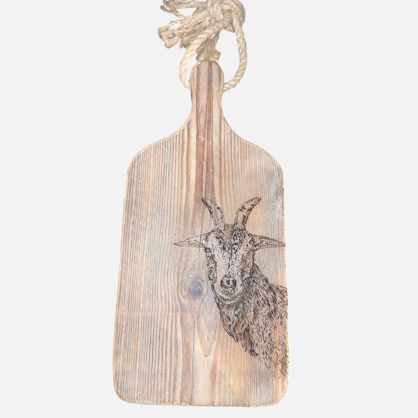 Borelplank steigerhout 40 cm Geit