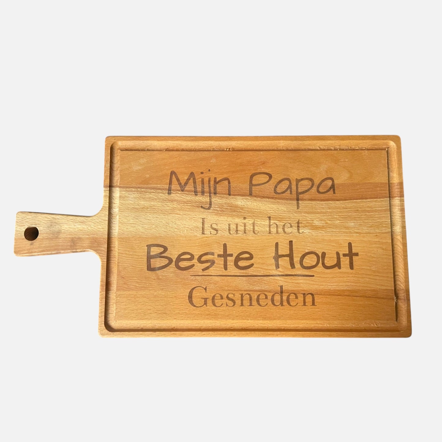Borrelplank 37 cm mijn papa is uit het beste hout gesneden