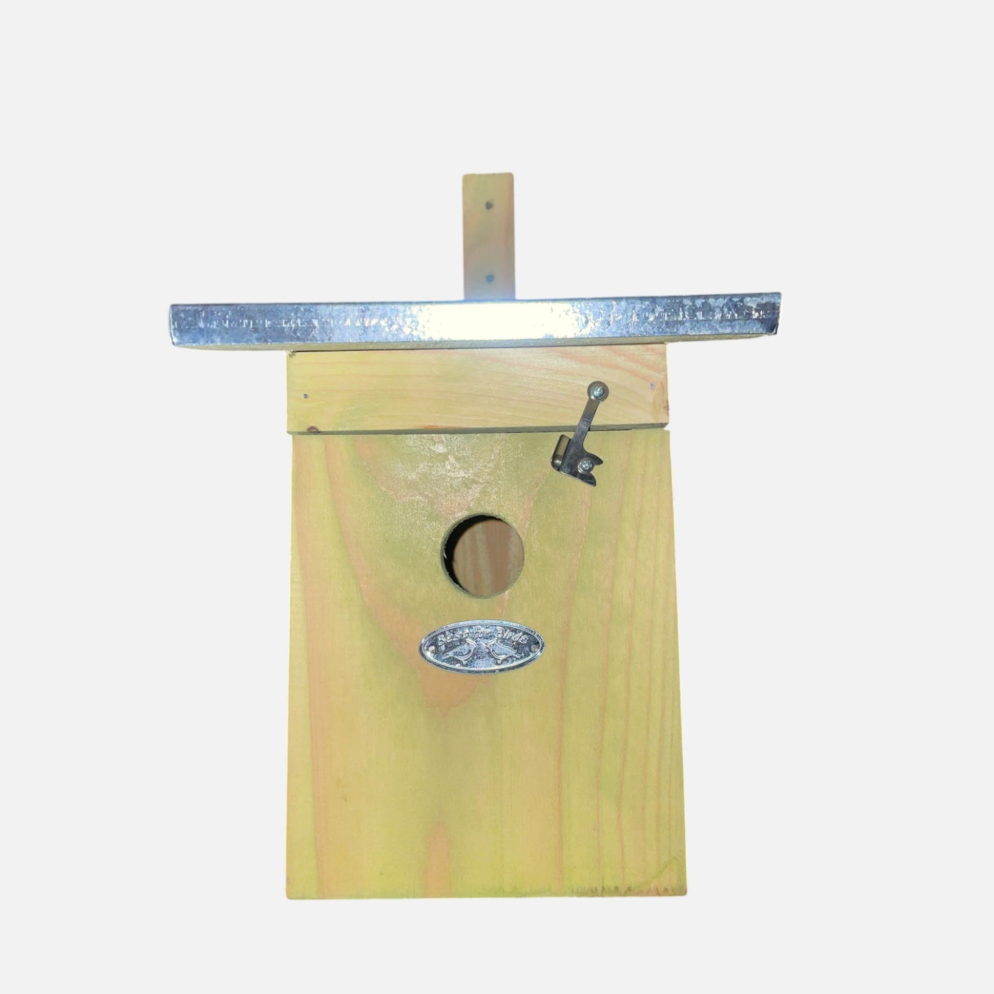 Vogelhuis metalen dakje