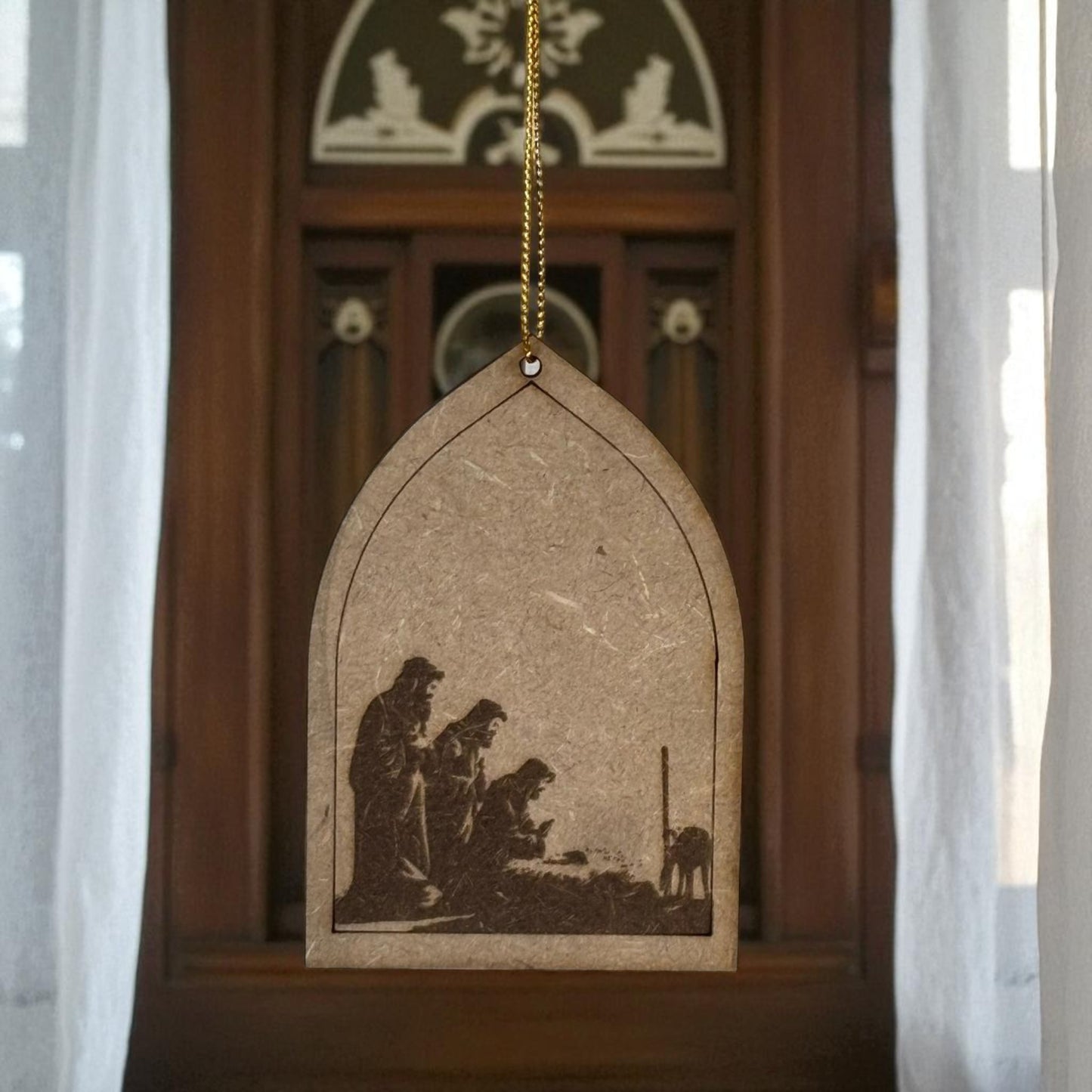 Kersthangers compleet set van 8 hangers