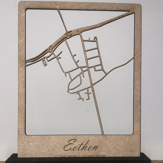 Stadskaart Eethen