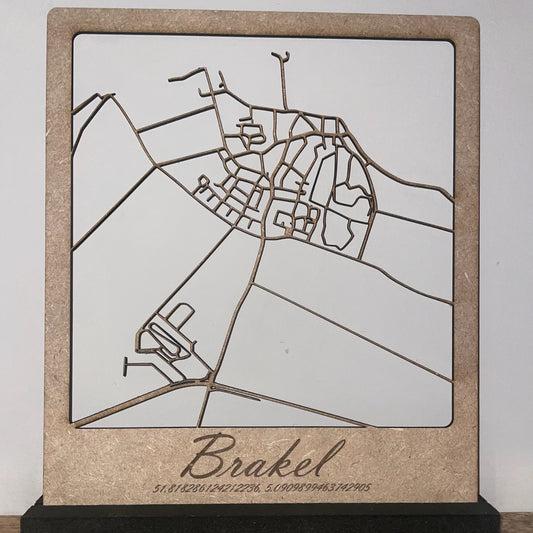 Stadskaart Brakel