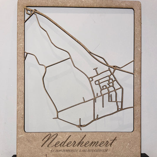Stadskaart Nederhemert