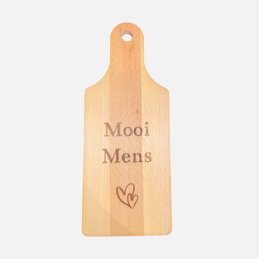 Klein plankje mooi mens