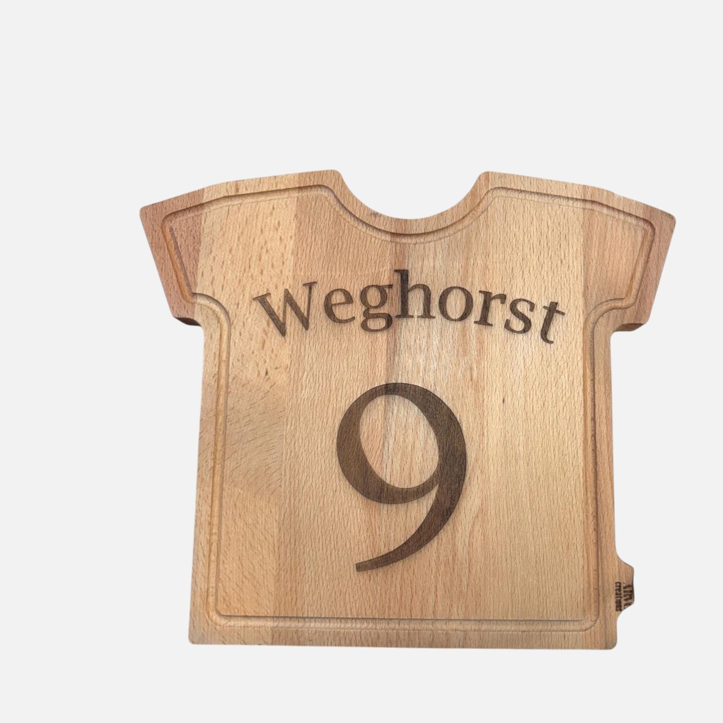 Borrelplank shirt Weghorst 9