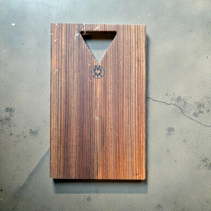Exclusieve Zerano Houten Borrelplank 43 x 26 cm met Handvat – Nr. 002