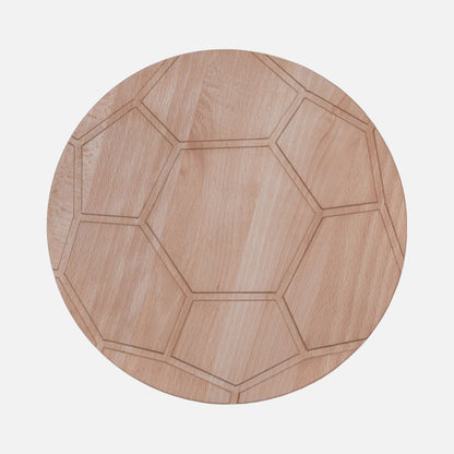 Borrelplank Luuk 36x2cm voetbal